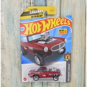 How Wheels HW Dream Garage Volvo P1800 Gasser Red Diecast Car
